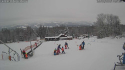 Spodní část sjezdovky