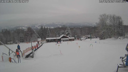 Spodní část sjezdovky