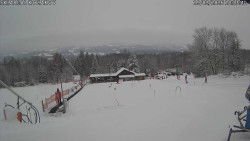 Spodní část sjezdovky