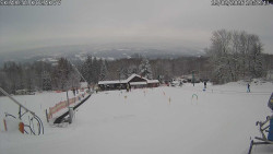 Spodní část sjezdovky