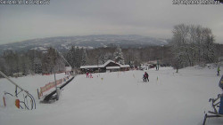 Spodní část sjezdovky