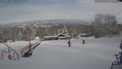 Spodní část sjezdovky