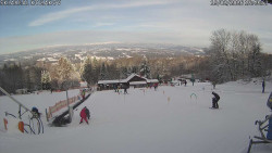 Spodní část sjezdovky