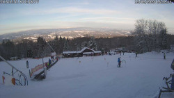 Spodní část sjezdovky