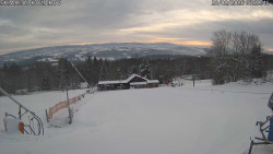 Spodní část sjezdovky