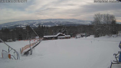 Spodní část sjezdovky