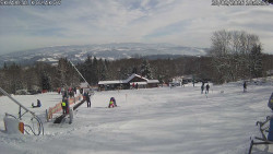 Spodní část sjezdovky