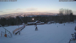 Spodní část sjezdovky