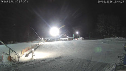 Spodní část sjezdovky