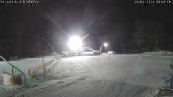 Spodní část sjezdovky