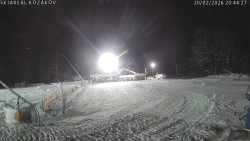 Spodní část sjezdovky