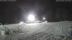 Spodní část sjezdovky