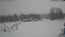 Spodní část sjezdovky