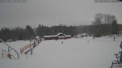 Spodní část sjezdovky