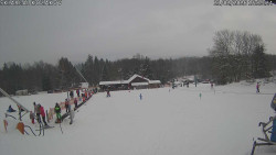 Spodní část sjezdovky