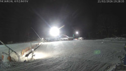 Spodní část sjezdovky