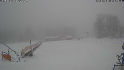 Spodní část sjezdovky