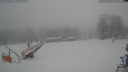 Spodní část sjezdovky