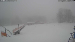 Spodní část sjezdovky