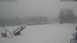 Spodní část sjezdovky