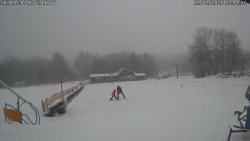 Spodní část sjezdovky