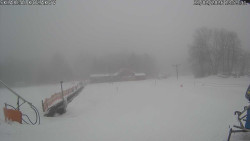 Spodní část sjezdovky