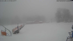 Spodní část sjezdovky