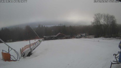 Spodní část sjezdovky