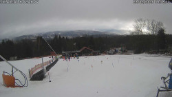 Spodní část sjezdovky