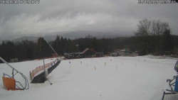 Spodní část sjezdovky