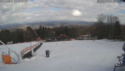 Spodní část sjezdovky