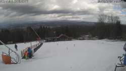 Spodní část sjezdovky