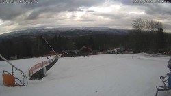 Spodní část sjezdovky