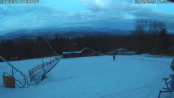 Spodní část sjezdovky