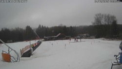 Spodní část sjezdovky