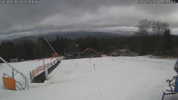 Spodní část sjezdovky