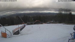 Spodní část sjezdovky