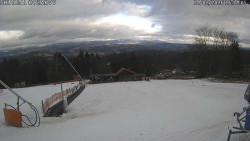 Spodní část sjezdovky