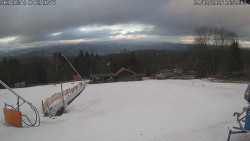 Spodní část sjezdovky