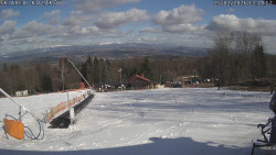 Spodní část sjezdovky