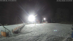 Spodní část sjezdovky