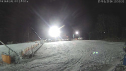 Spodní část sjezdovky