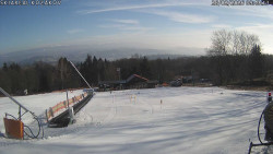 Spodní část sjezdovky