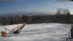 Spodní část sjezdovky