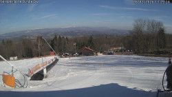 Spodní část sjezdovky