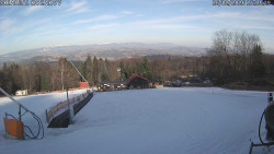 Spodní část sjezdovky