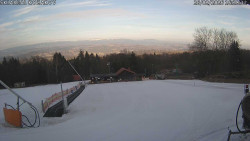 Spodní část sjezdovky