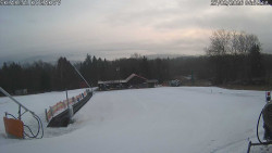 Spodní část sjezdovky