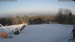 Spodní část sjezdovky