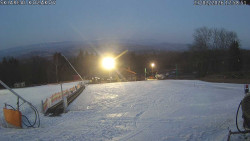 Spodní část sjezdovky